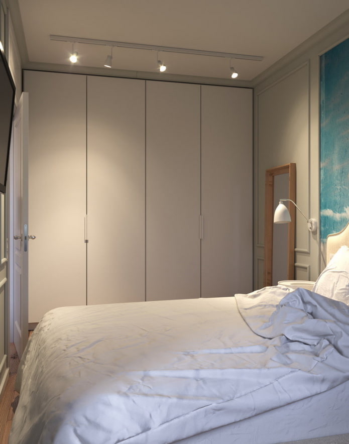 Kleiderschrank im Schlafzimmer