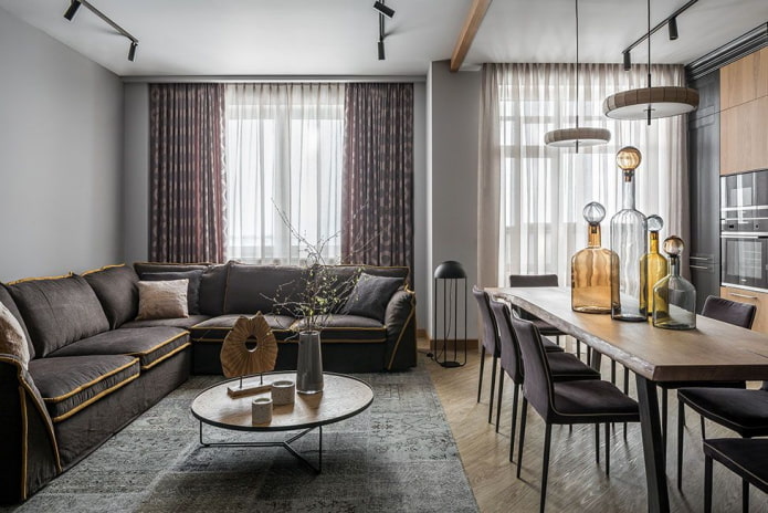 Innenansicht einer Zweizimmerwohnung von 10 Quadratmetern