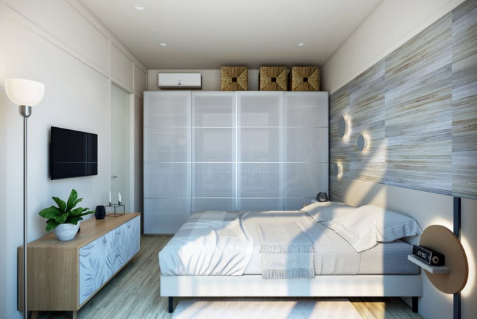 Kleiderschrank im Schlafzimmer