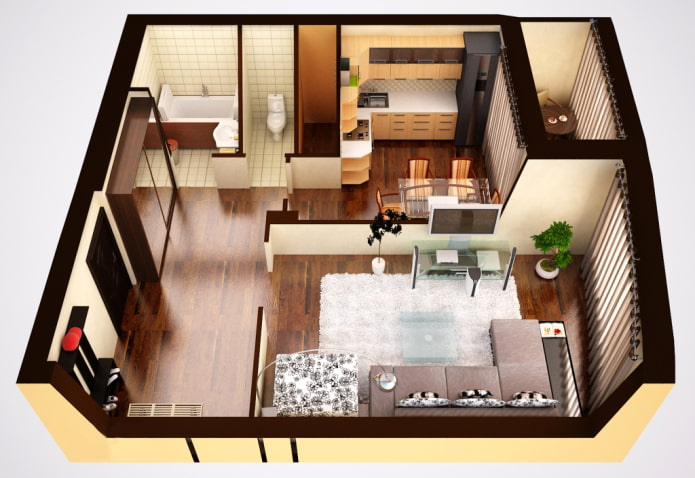 1-Zimmer-Wohnung