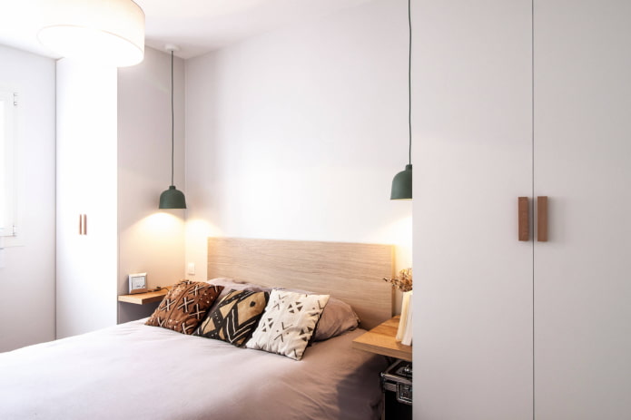 Schlafzimmer in einer Vierzimmerwohnung