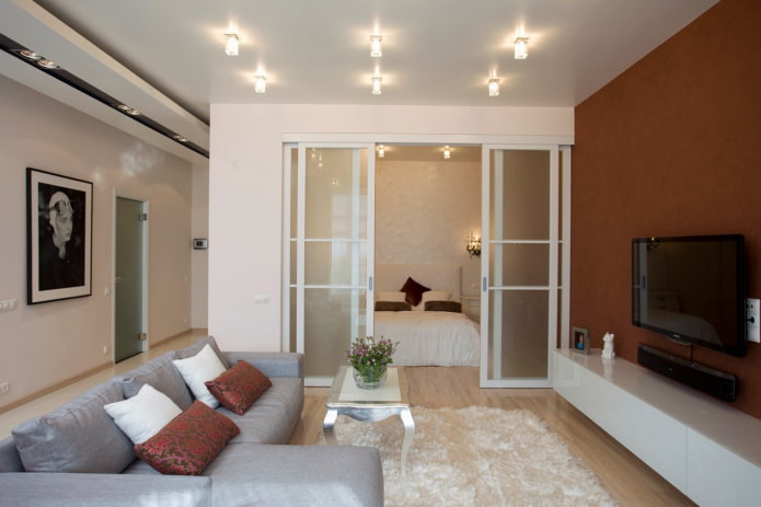 Schlafzimmer-Wohnzimmer
