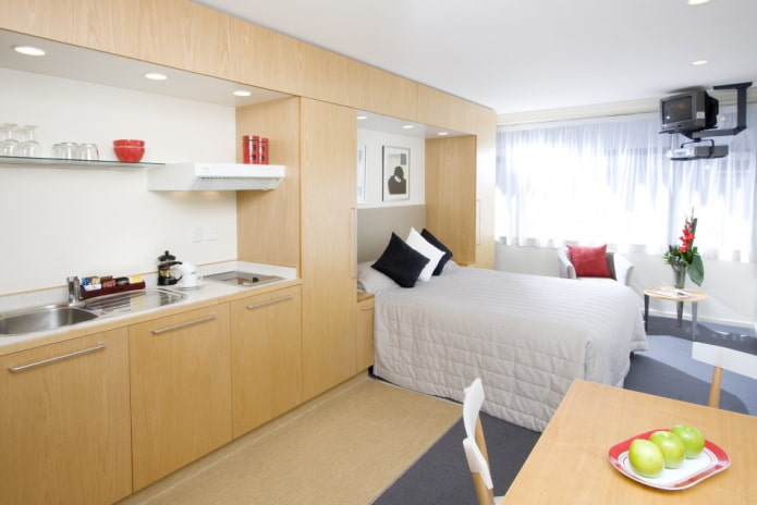 Grundriss des Studio-Apartments