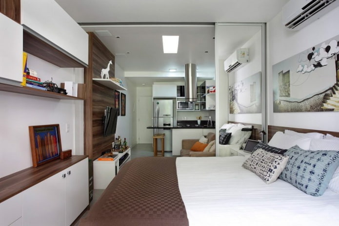 Grundriss eines Studio-Apartments