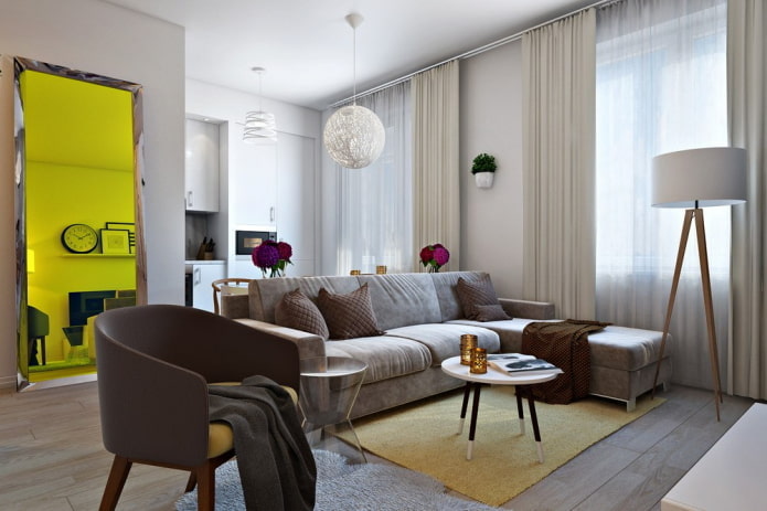 Grundriss eines Studio-Apartments