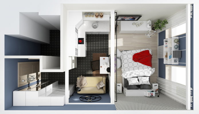 Studio-Layouts 30 sq