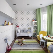 Inneneinrichtung eines kleinen Kinderzimmers: Auswahl von Farbe, Stil, Dekoration und Möbeln (70 Fotos)-9