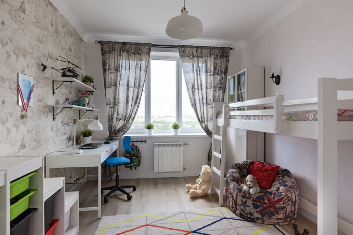 Vorhänge für ein Jungenzimmer