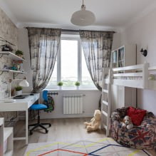 Inneneinrichtung eines kleinen Kinderzimmers: Auswahl von Farbe, Stil, Dekoration und Möbeln (70 Fotos)-6