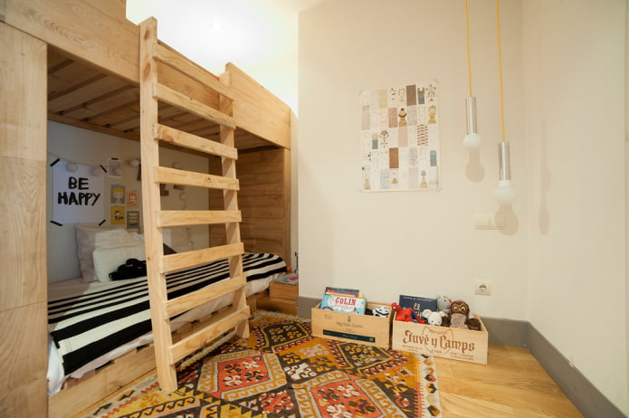 Hochbett im Kinderzimmer