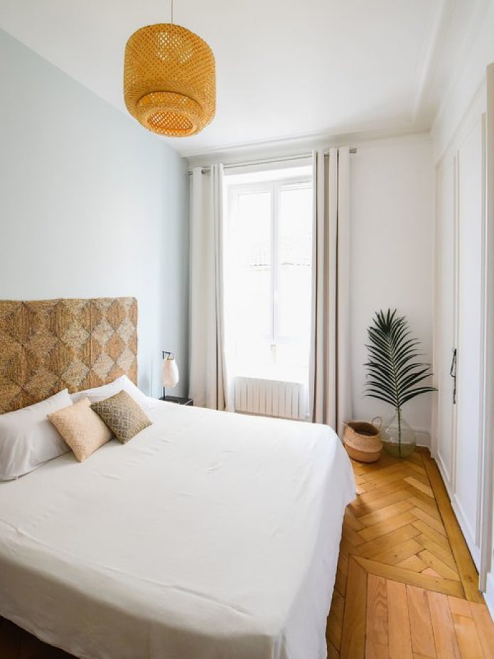 ein Schlafzimmer im Stil des Minimalismus