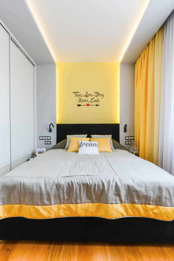 Hintergrundbeleuchtung im Schlafzimmer