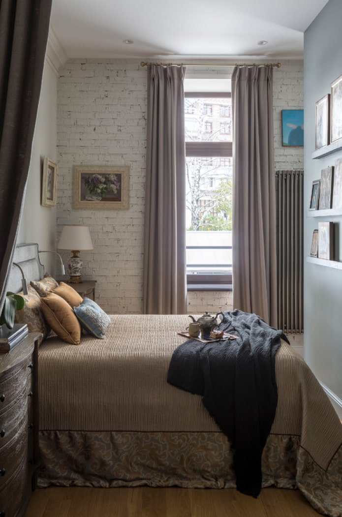 Schlafzimmer im Retro-Stil