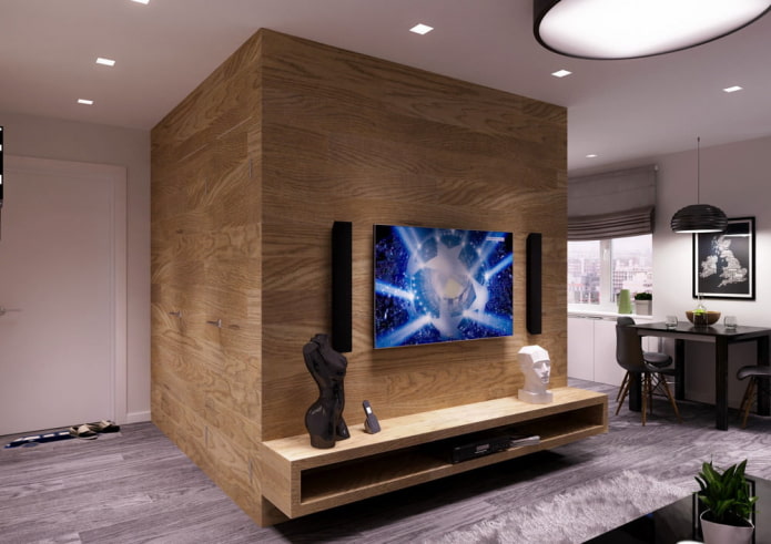 Würfel mit Fernseher