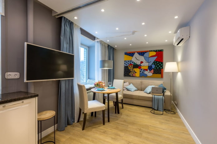 Wohnzimmer-Esszimmer