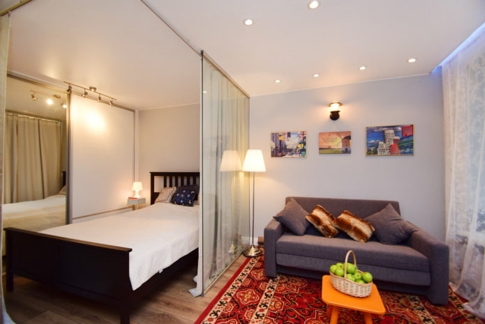 Schlafzimmer-Wohnzimmer