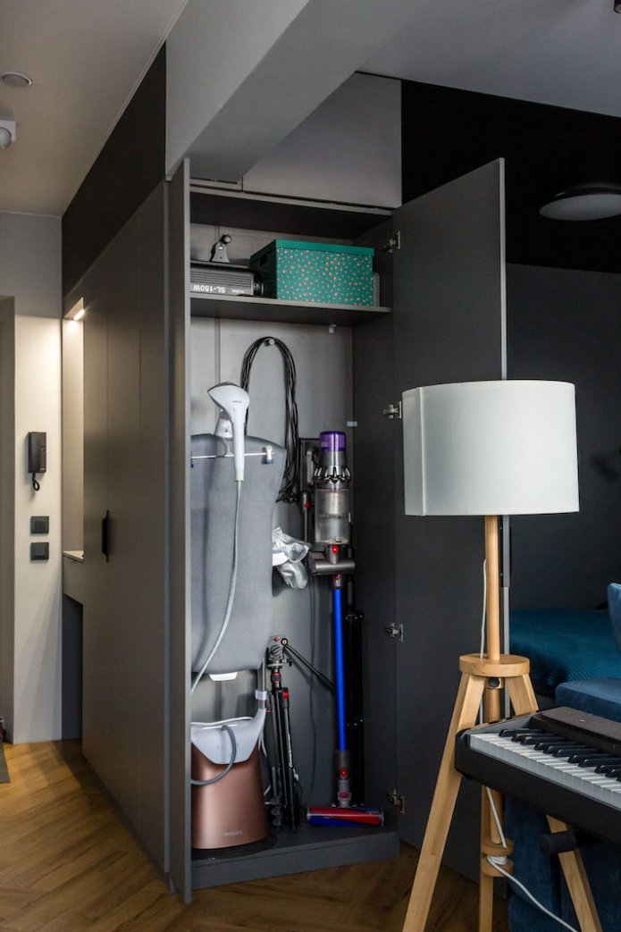 Kleiderschrank und Flur