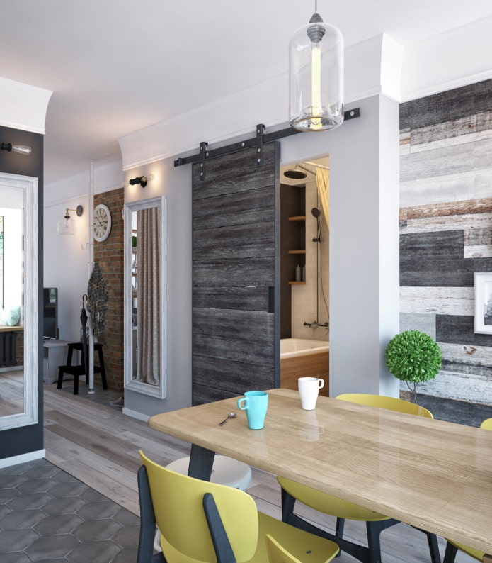 Design einer Einzimmerwohnung - Swing