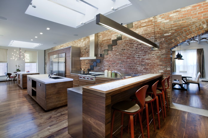 Deckengestaltung im Loft-Stil
