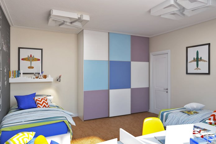 Kinderzimmer für zwei Jungen