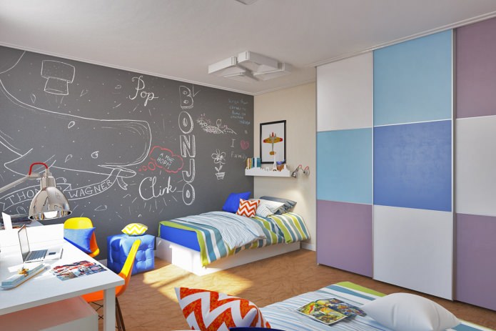 Kinderzimmer für zwei Jungen