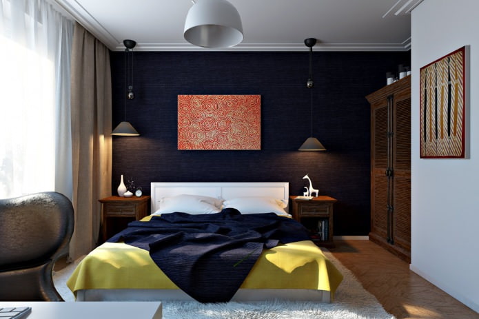 Schlafzimmer in einer Vierzimmerwohnung