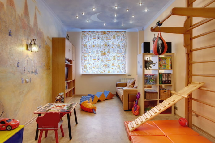 Vorhänge im Kinderzimmer
