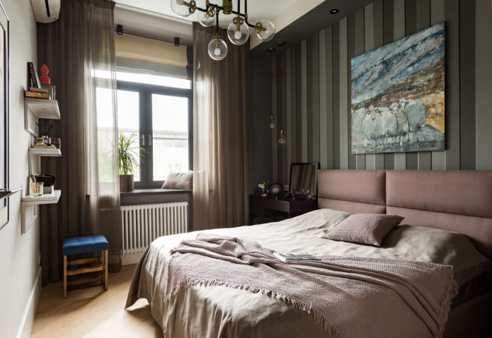 dunkles Schlafzimmer