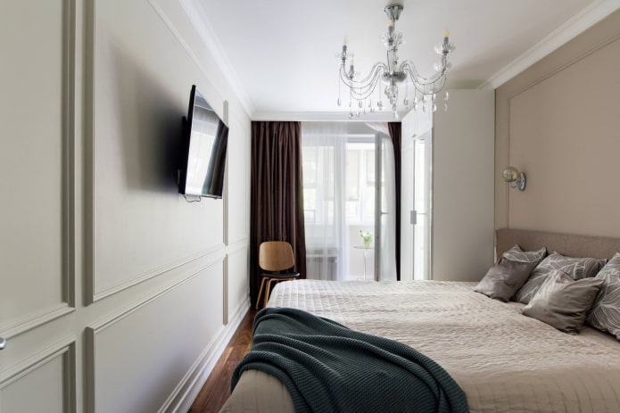 Schlafzimmer im neoklassizistischen Stil