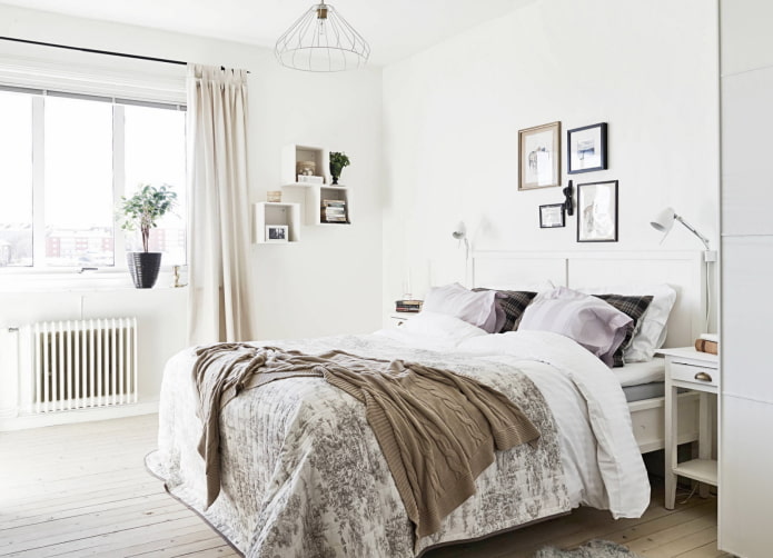 Schlafzimmer im skandinavischen Stil