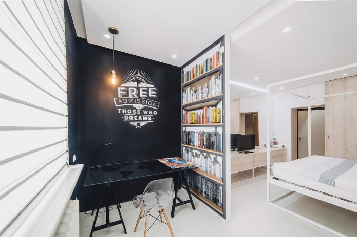 Büro in der Ecke