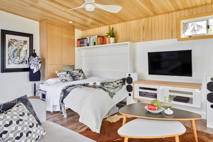 Schlafzimmer-Wohnzimmer