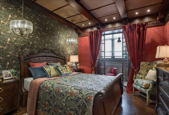 Schlafzimmer mit Balkon