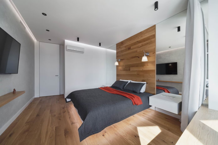 Schlafzimmer mit Ankleidezimmer