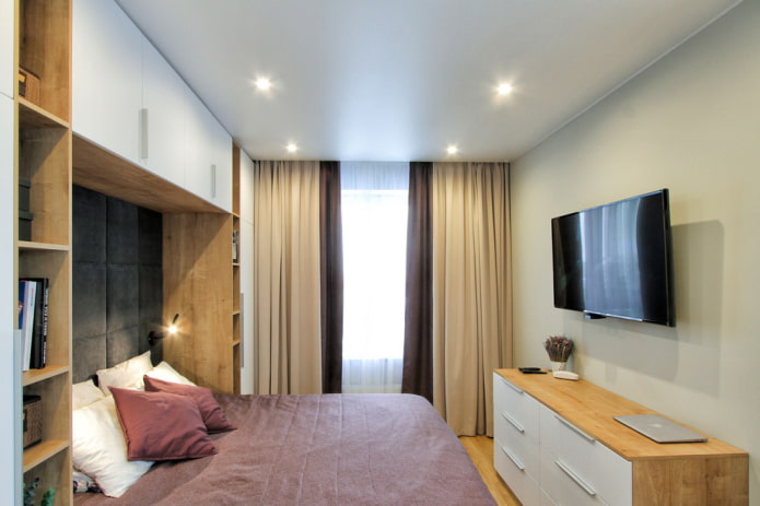 Möbel in einem 9 Quadratmeter großen Schlafzimmer