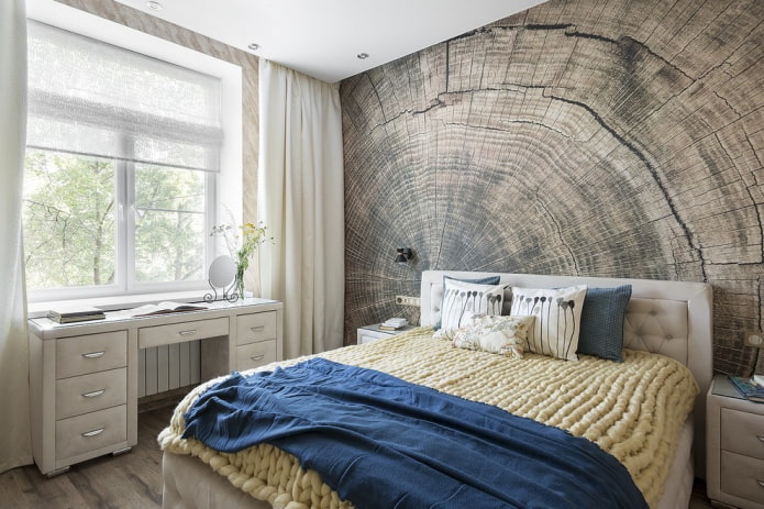 9 Quadratmeter großes Schlafzimmer im modernen Stil