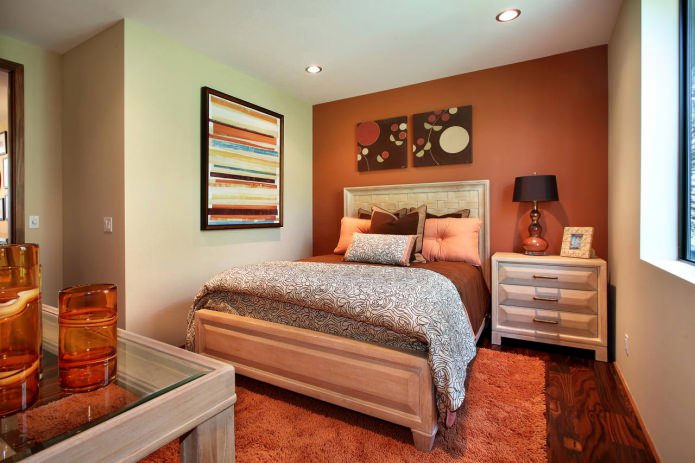beige-oranges Zimmer