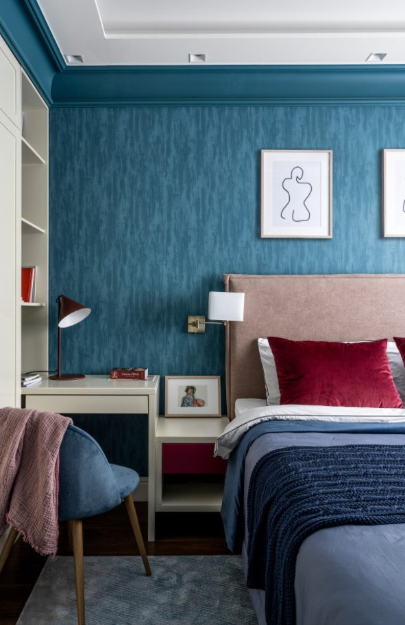 Arbeitsplatz im Schlafzimmer