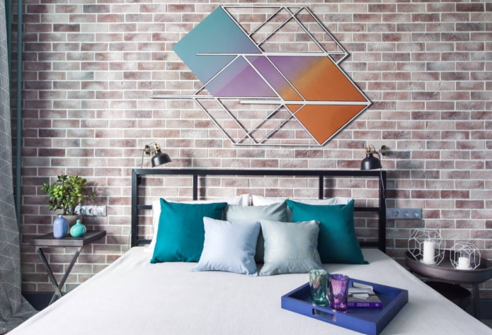 Schlafzimmer im Loft-Stil