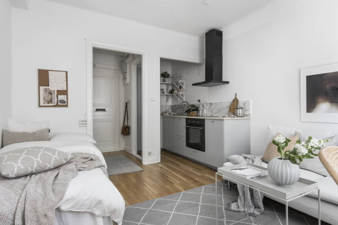 Skandinavisches Studio-Apartment
