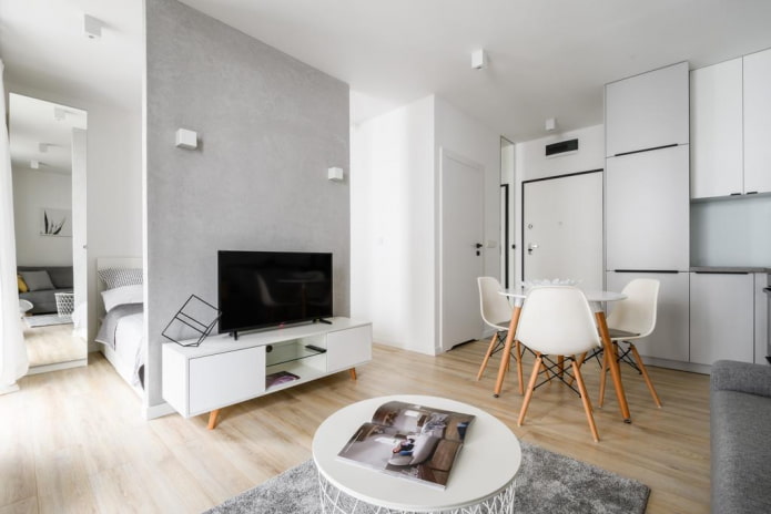 Innenraumplan eines Studio-Apartments