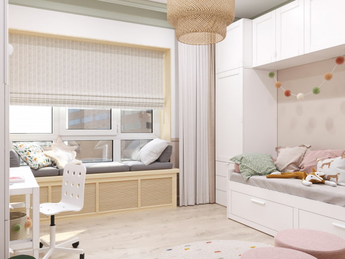 Raffrollos im Kinderzimmer