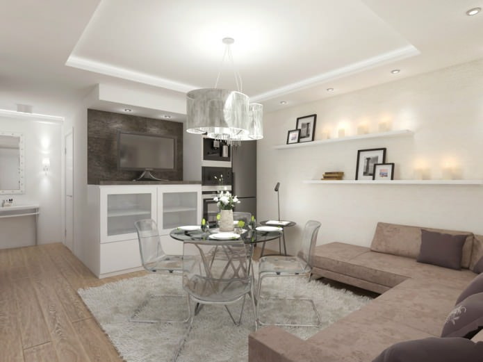 Geräumiges Esszimmer in einer Dreizimmerwohnung