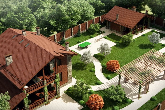 10-Acre-Grundstücksdiagramm