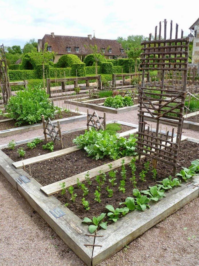 Gemüsegartenbereich