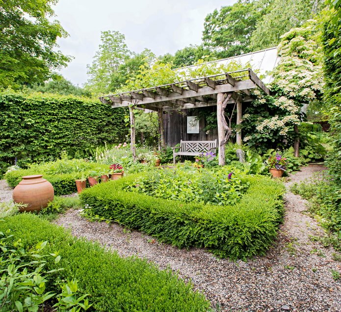 Pergola in der Landschaftsgestaltung