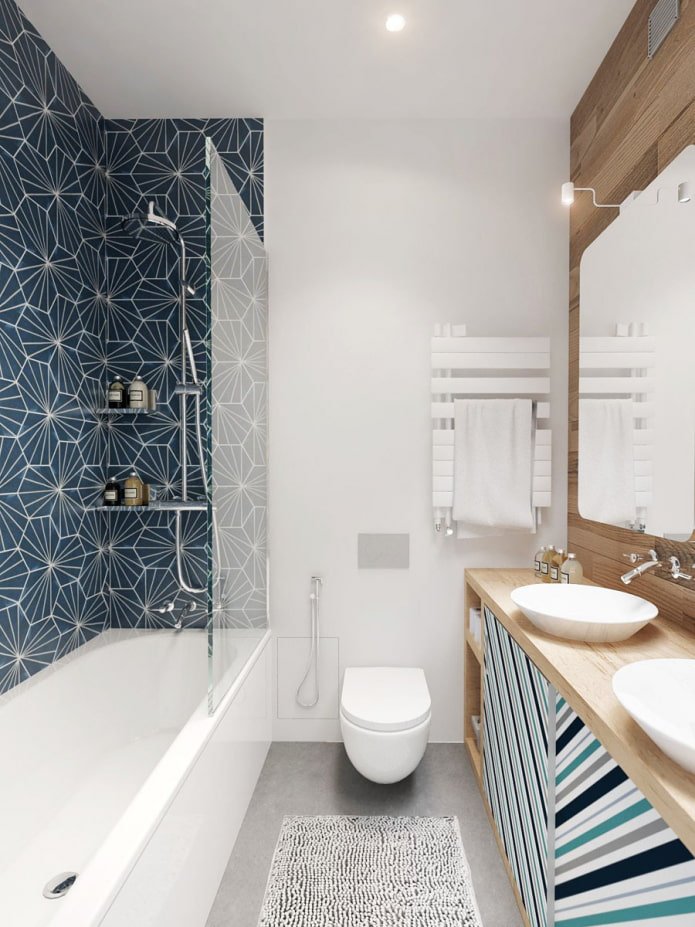 Moderne Fliesen für das Badezimmer