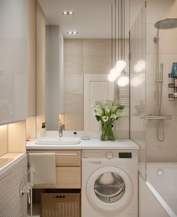Glastrennwand für das Badezimmer