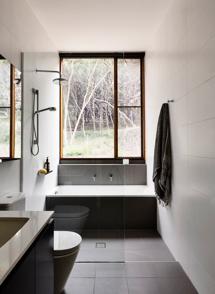 Badewanne im modernen Stil