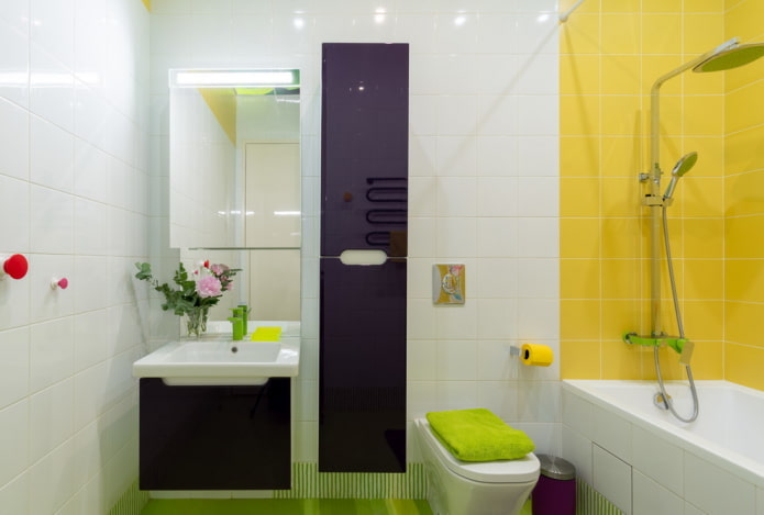 Kombiniertes Badezimmer-Innendesign